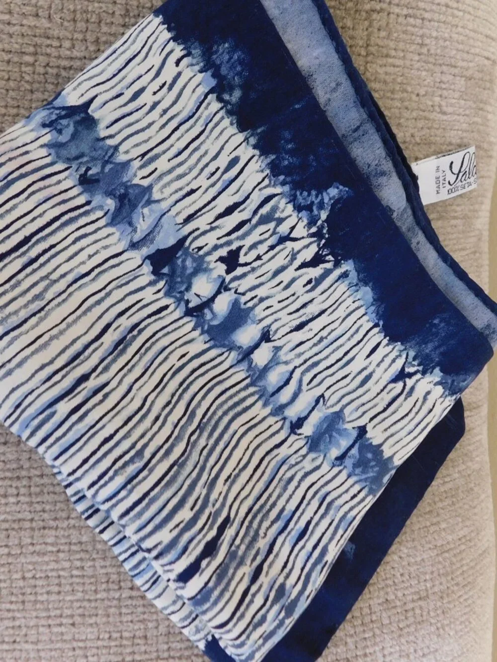 Italian Long Silk Scarf